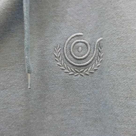 Organika Vintage Blue Skate Boarding Hoodie Lion on Back XL - Picture 4 of 7